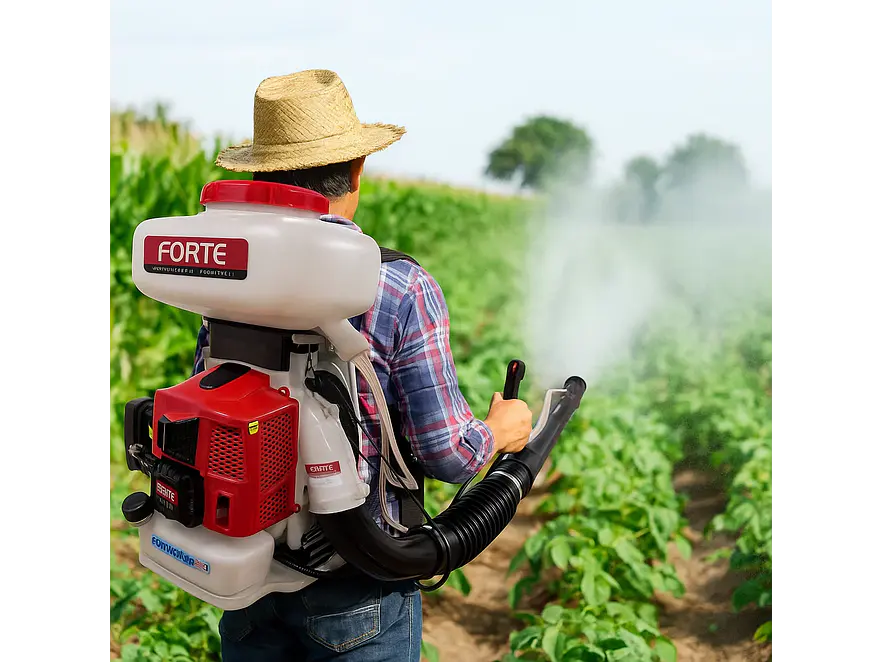 Fumigadora de espalda a motor 65cc, 14 Litros Forte FWF-16 - Foto 3 | aztools.co