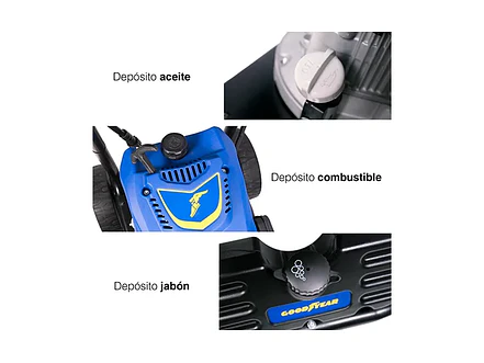 Hidrolavadora GOODYEAR GY3000PW Industrial 3000 PSI 570L/h  - Foto 11 | aztools.co