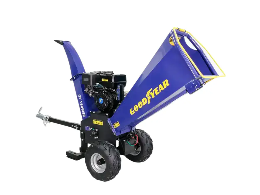 Chipeadora Goodyear GY150WSE 15HP, Arranque Electríco | Biotrituradora a Gasolina - Envío a todo Colombia | aztools.co