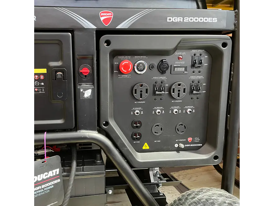Planta eléctrica 20kVA / 20kW gasolina 110/220V DUCATI DGR20000ES | Bifásica - Foto 2 | aztools.co