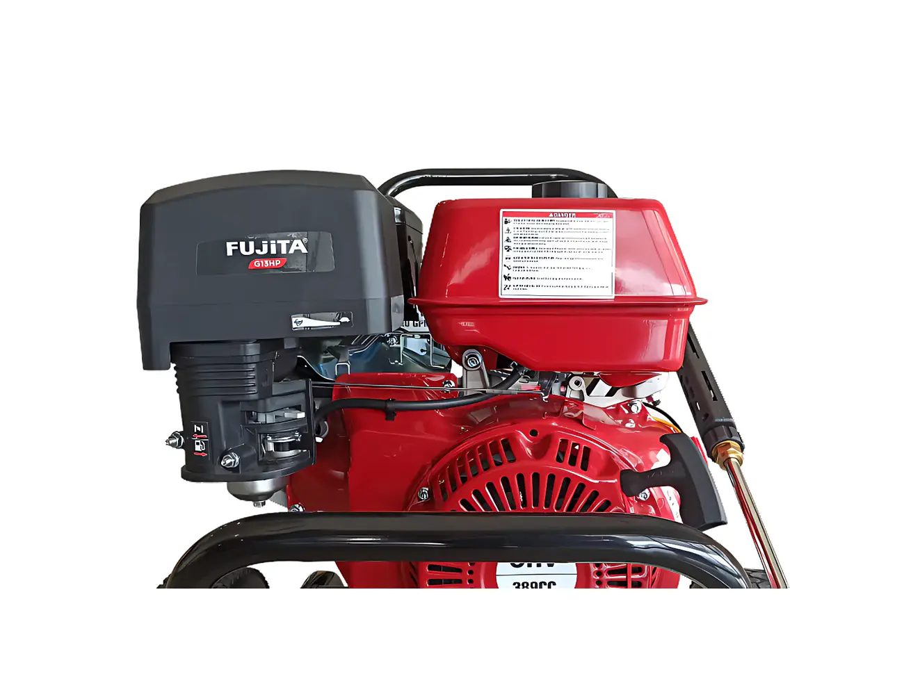 Hidrolavadora industrial 3800 PSI gasolina Fujita LHIDROG13 - Foto 3 | aztools.co