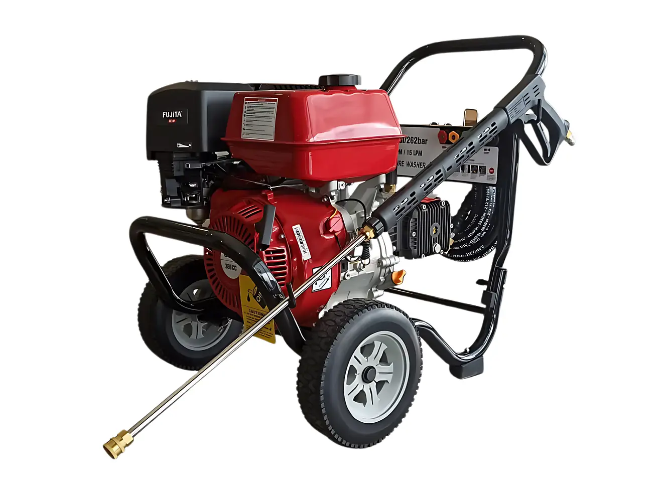 Hidrolavadora industrial 3800 PSI gasolina Fujita LHIDROG13 - Foto 1 | aztools.co