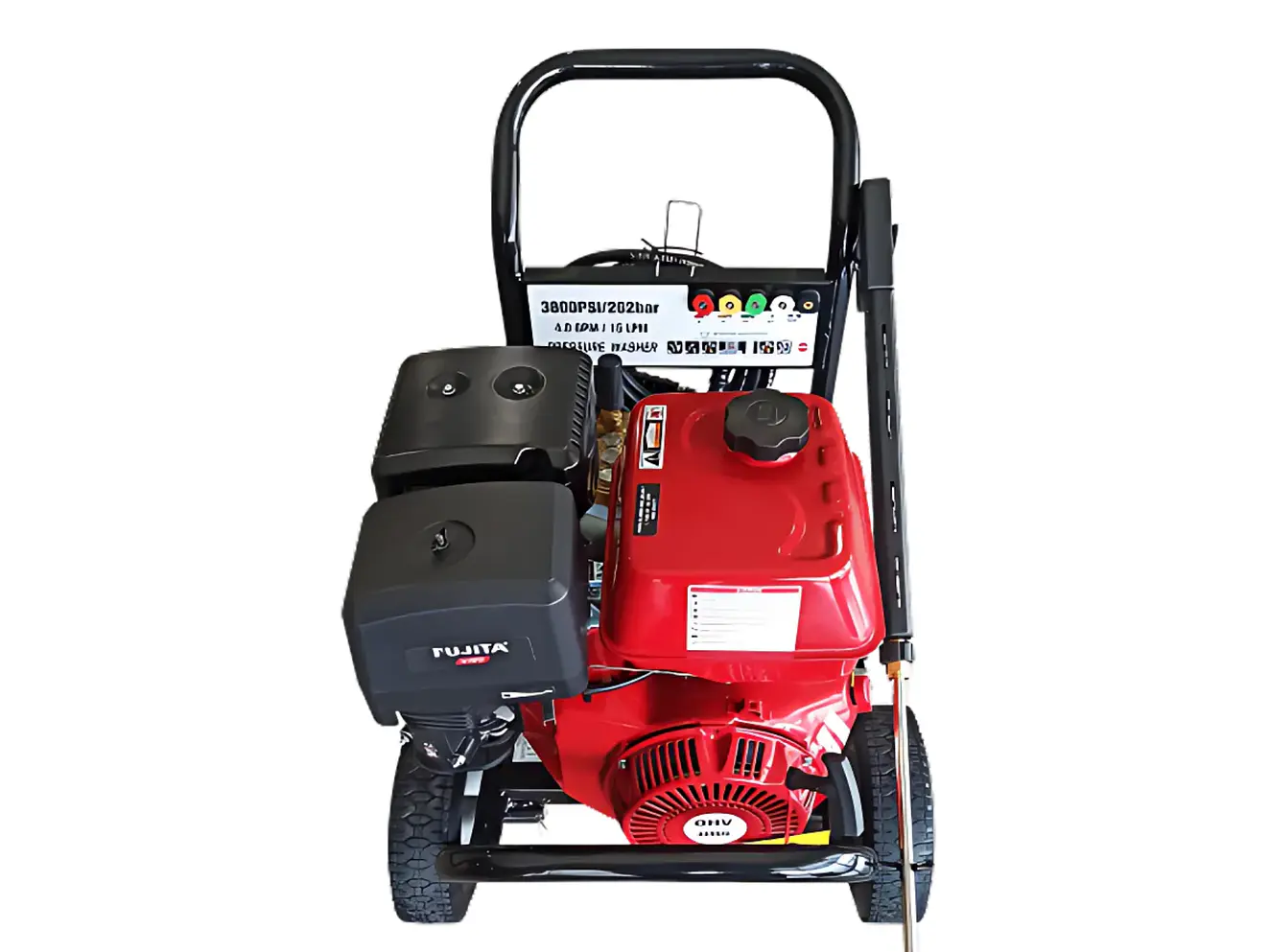 Hidrolavadora industrial 3800 PSI gasolina Fujita LHIDROG13 - Foto 2 | aztools.co