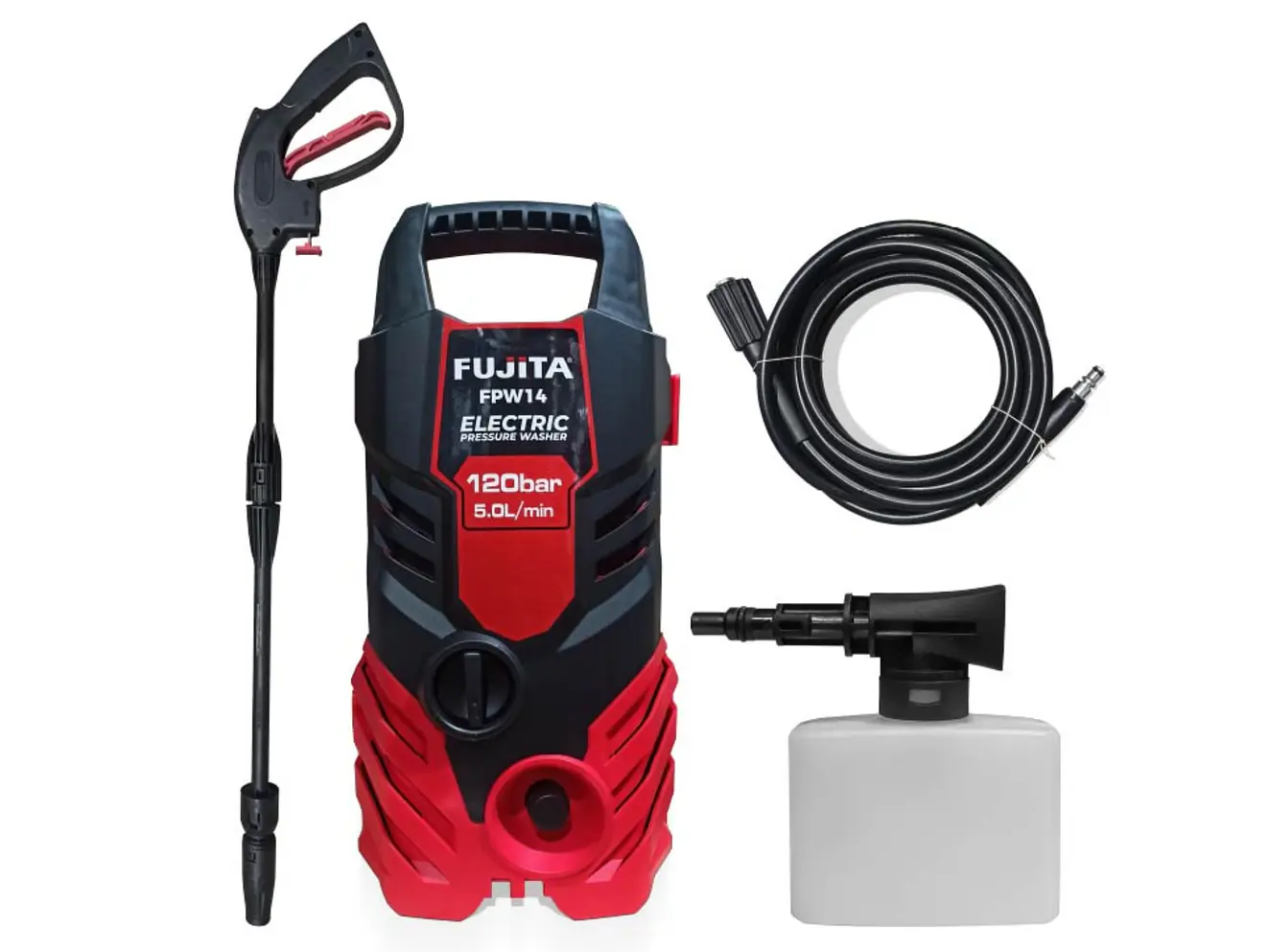 Hidrolavadora portátil 1740 PSI eléctrica Fujita FPW14 - Foto 1 | aztools.co