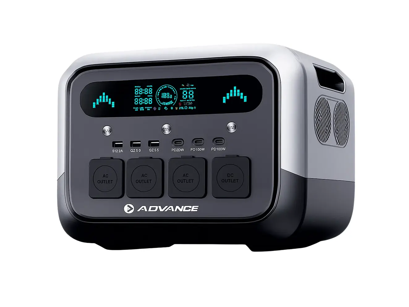 Power Bank 1024Wh 1200W Estación Portátil ADVANCE PRO1200 - Envío a todo Colombia | aztools.co
