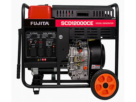 Planta Eléctrica Diésel 7.5 kVA (7.5kW) Fujita SCD12000CE 110/220V Arranque Eléctrico - Envío a todo Colombia | aztools.co