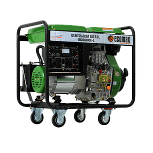 Planta Eléctrica Ecomax GD8000E-L 7.8 kVA Diésel Abierta