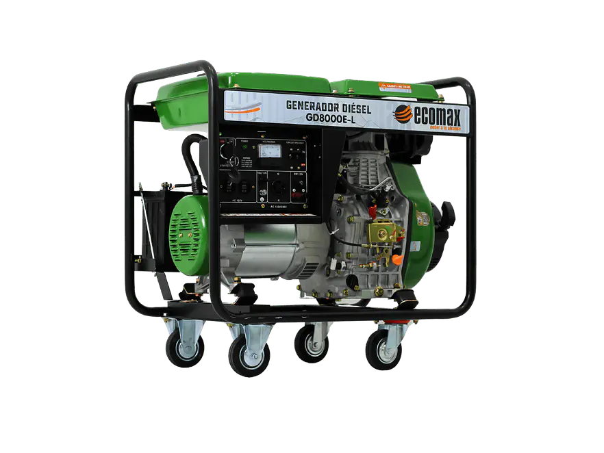 Planta Eléctrica Ecomax GD8000E-L 7.8 kVA Diésel Abierta - Foto 2 | aztools.co