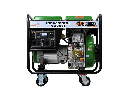Planta Eléctrica Ecomax GD8000E-L 7.8 kVA Diésel Abierta - Foto 3 | aztools.co