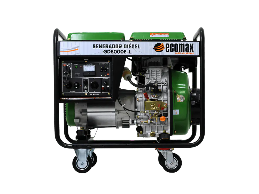 Planta Eléctrica Ecomax GD8000E-L 7.8 kVA Diésel Abierta - Foto 3 | aztools.co