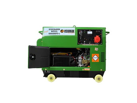 Planta Eléctrica Ecomax GD6500T3-L Trifásica Cabinada 6.5 kVA - Foto 2 | aztools.co