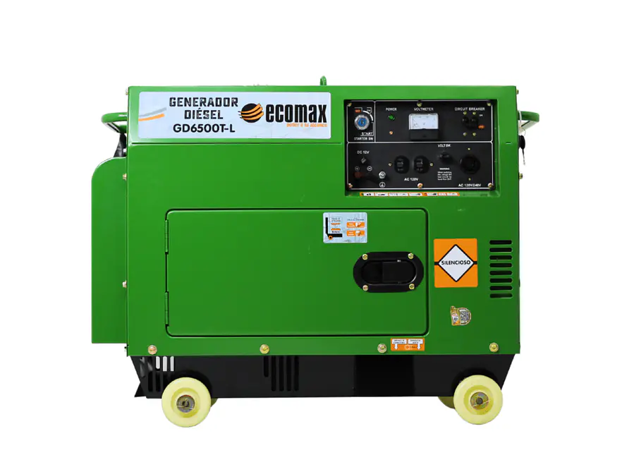 Planta Eléctrica Ecomax GD6500T-L 6.5kVA Monofásica Diésel - Foto 1 | aztools.co