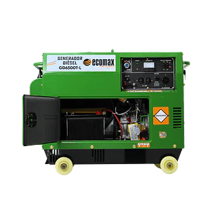 Planta Eléctrica Ecomax GD6500T-L 6.5kVA Monofásica Diésel
