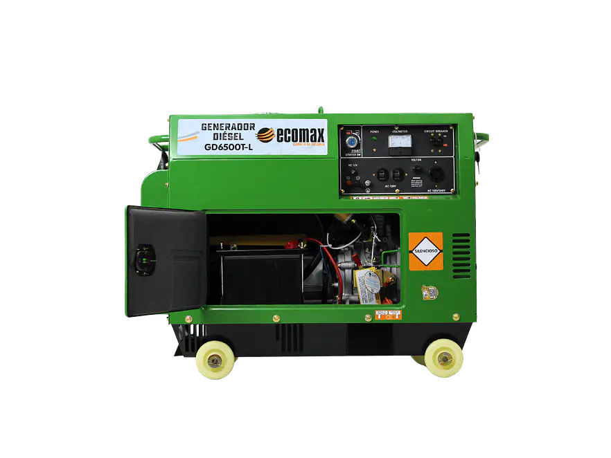 Planta Eléctrica Ecomax GD6500T-L 6.5kVA Monofásica Diésel - Foto 2 | aztools.co