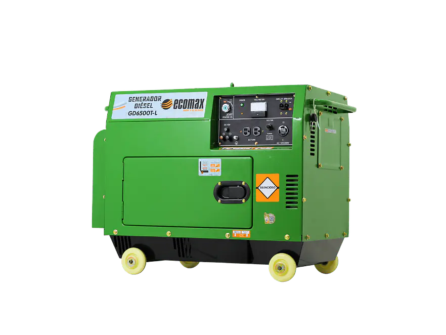 Planta Eléctrica Ecomax GD6500T-L 6.5kVA Monofásica Diésel - Foto 3 | aztools.co