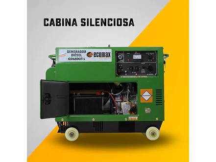 Planta Eléctrica Ecomax GD6500T-L 6.5kVA Monofásica Diésel - Foto 5 | aztools.co