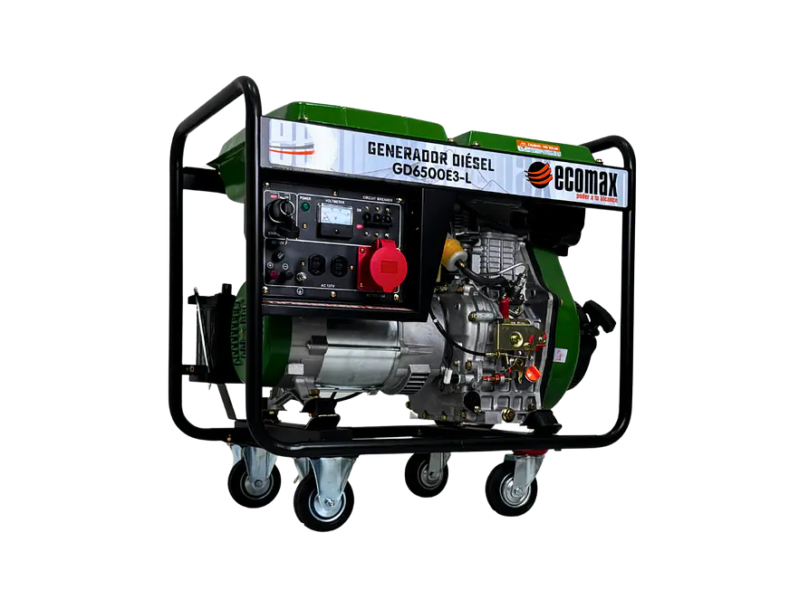 Planta Eléctrica Ecomax GD6500E3-L 7.5kVA Trifásica Abierta Diésel - Foto 3 | aztools.co