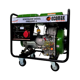 Planta Eléctrica Ecomax GD6500E3-L 7.5kVA Trifásica Abierta Diésel
