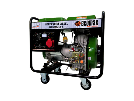 Planta Eléctrica Ecomax GD6500E3-L 7.5kVA Trifásica Abierta Diésel - Foto 2 | aztools.co