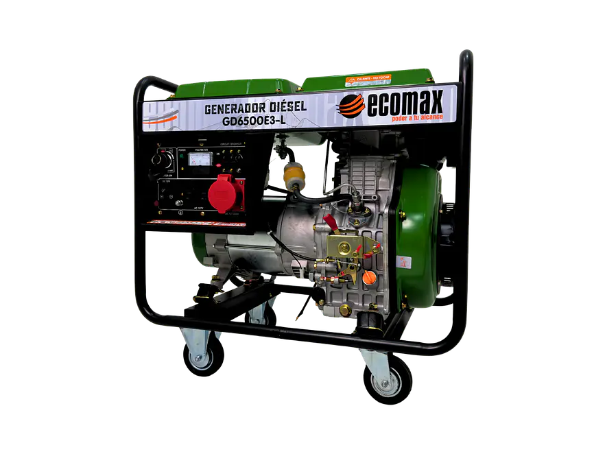 Planta Eléctrica Ecomax GD6500E3-L 7.5kVA Trifásica Abierta Diésel - Foto 2 | aztools.co