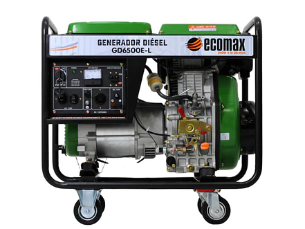 Planta Eléctrica Ecomax GD6500E-L 6.5kVA Monofásica Abierta Diésel - Foto 1 | aztools.co