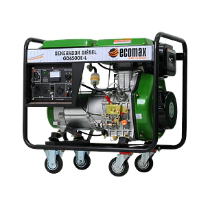 Planta Eléctrica Ecomax GD6500E-L 6.5kVA Monofásica Abierta Diésel