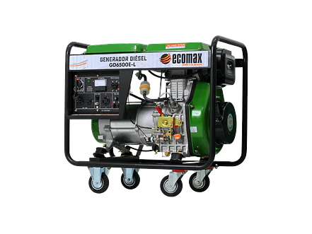 Planta Eléctrica Ecomax GD6500E-L 6.5kVA Monofásica Abierta Diésel - Foto 2 | aztools.co