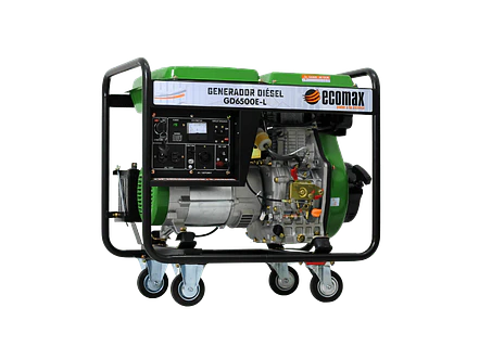 Planta Eléctrica Ecomax GD6500E-L 6.5kVA Monofásica Abierta Diésel - Foto 6 | aztools.co