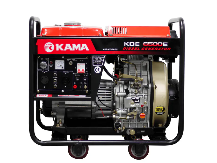 Planta Eléctrica Abierto KAMA KDE6500E 5.5 kVA KDE6500E  KM186FAK  - Foto 1 | aztools.co