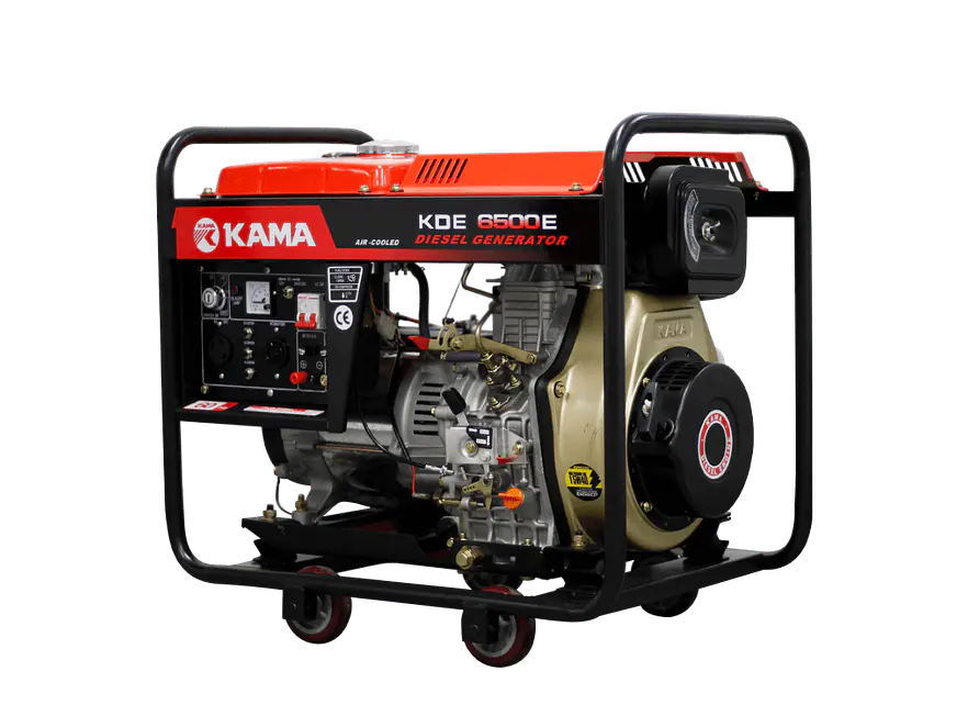 Planta Eléctrica Abierto KAMA KDE6500E 5.5 kVA KDE6500E  KM186FAK  - Foto 2 | aztools.co