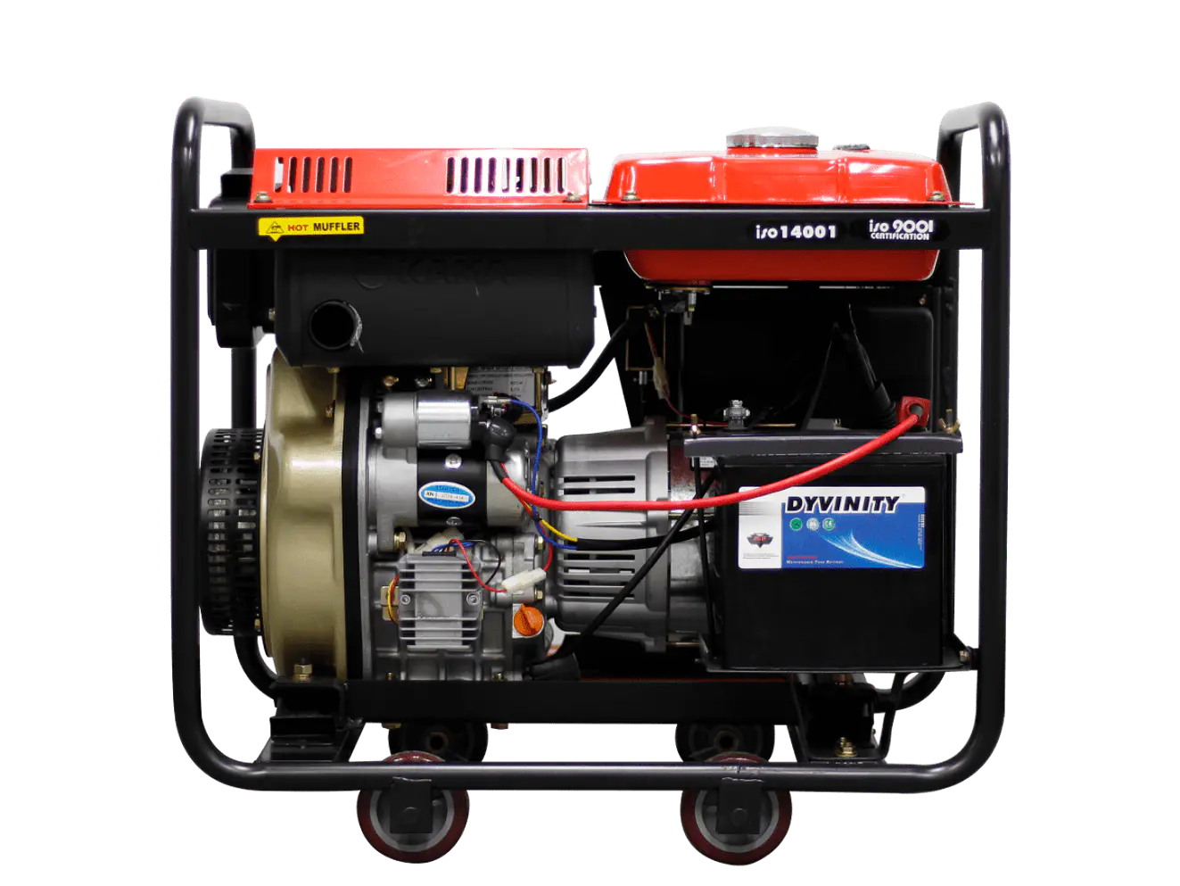 Planta Eléctrica Abierto KAMA KDE6500E 5.5 kVA KDE6500E  KM186FAK  - Foto 4 | aztools.co