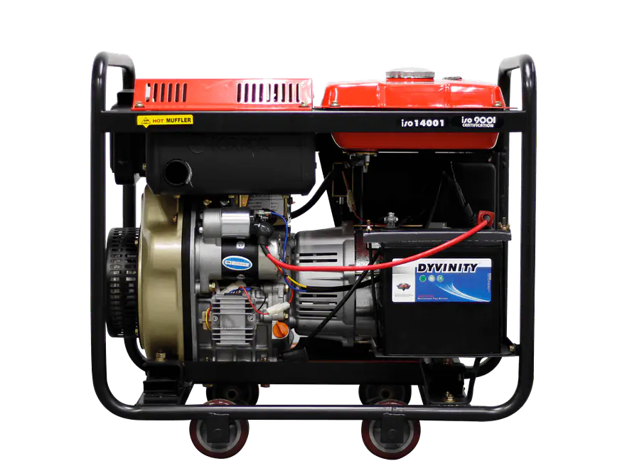 Planta Eléctrica Abierto KAMA KDE6500E 5.5 kVA KDE6500E  KM186FAK  - Foto 4 | aztools.co