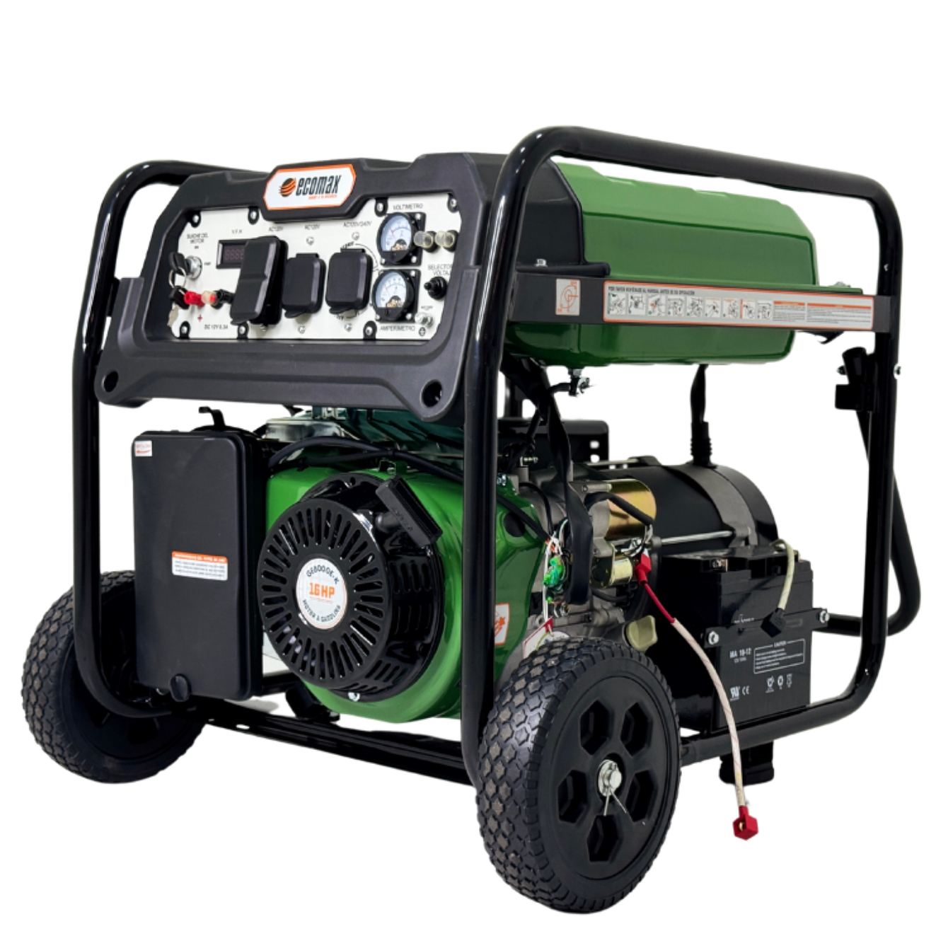 Planta Eléctrica Gasolina 8kVA, 8000W Ecomax GE8000E-K 1