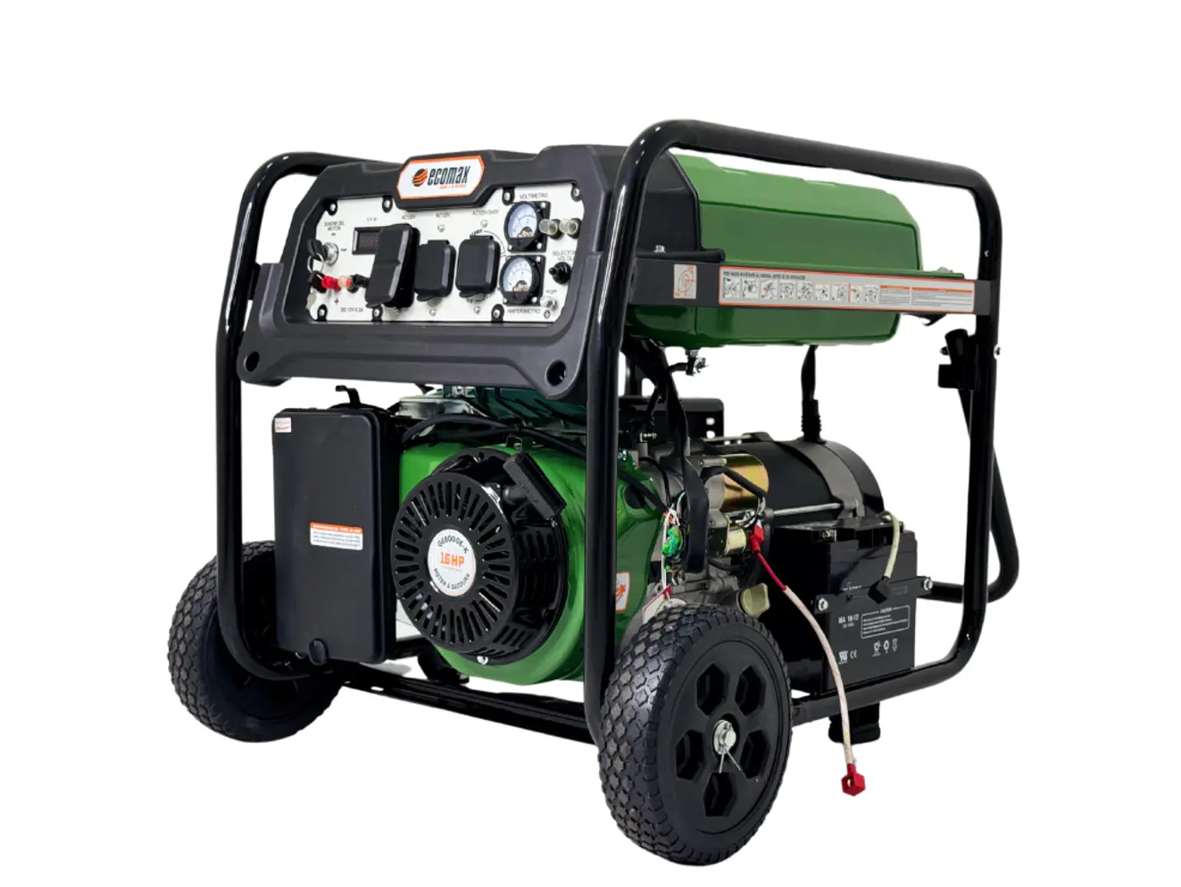 Planta Eléctrica Gasolina 8kVA, 8000W Ecomax GE8000E-K - Foto 1 | aztools.co