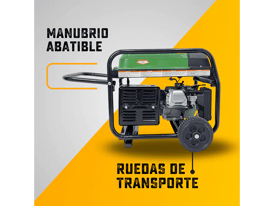 Planta Eléctrica Gasolina 8kVA, 8000W Ecomax GE8000E-K - Foto 8 | aztools.co