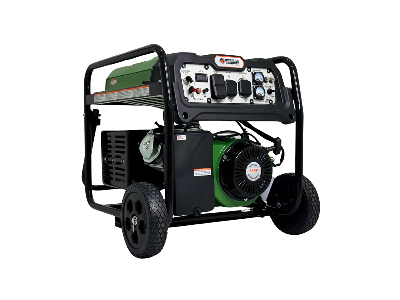 Planta Eléctrica Gasolina 8kVA, 8000W Ecomax GE8000E-K - Foto 3 | aztools.co