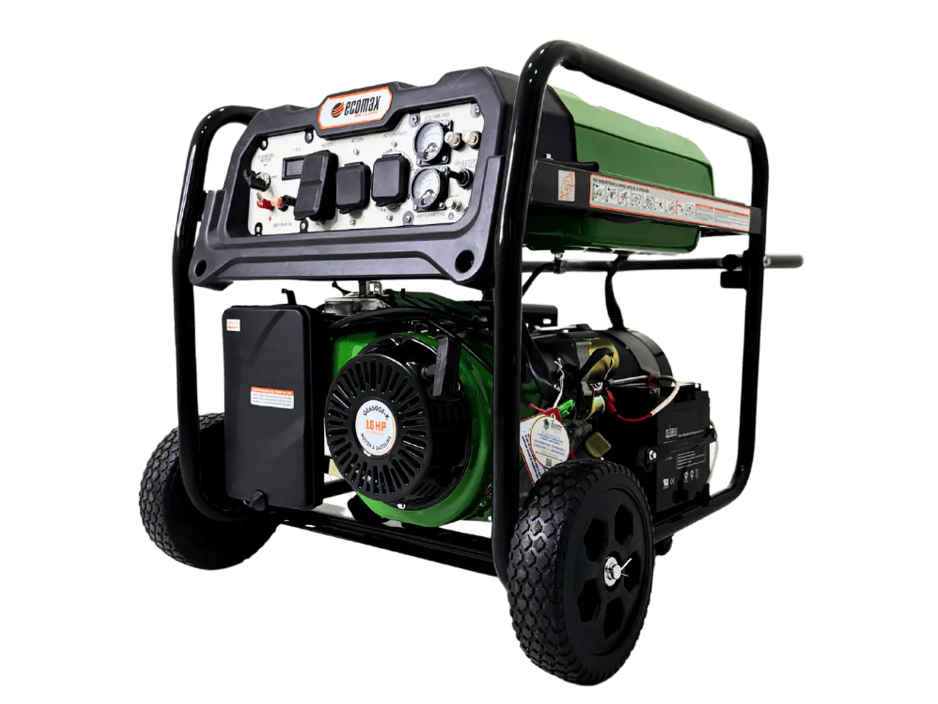 Planta Eléctrica Gasolina 7kVA, 7000W Ecomax GE6500E-K  - Foto 1 | aztools.co