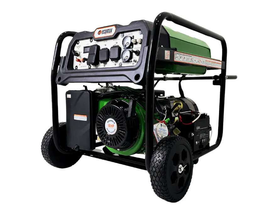 Planta Eléctrica Gasolina 7kVA, 7000W Ecomax GE6500E-K  - Foto 1 | aztools.co