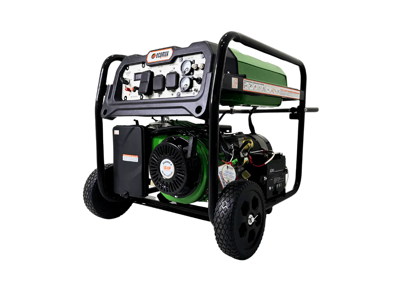 Planta Eléctrica Gasolina 7kVA, 7000W Ecomax GE6500E-K  - Foto 3 | aztools.co