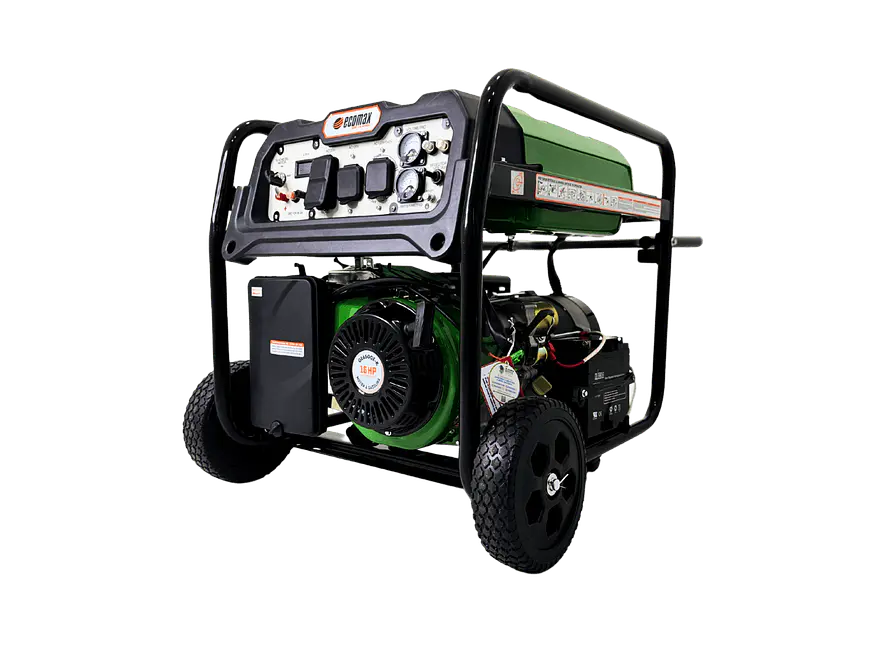 Planta Eléctrica Gasolina 7kVA, 7000W Ecomax GE6500E-K  - Foto 3 | aztools.co