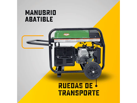 Planta Eléctrica Gasolina 3.2 kVA, 3200W Ecomax GE3300-K  - Foto 7 | aztools.co