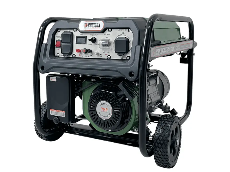 Planta Eléctrica Gasolina 2.4 kVA, 2400W Ecomax GE2500-K   - Foto 1 | aztools.co