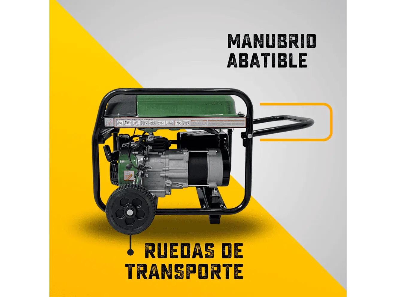 Planta Eléctrica Gasolina 2.4 kVA, 2400W Ecomax GE2500-K   - Foto 9 | aztools.co