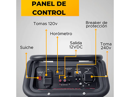Planta Eléctrica Honda Enermax G7500GXE-K 7 kVA, 7000W, Gasolina - Foto 5 | aztools.co