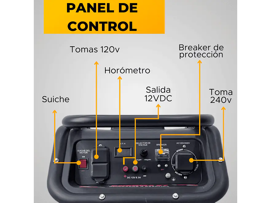 Planta Eléctrica Honda Enermax G7500GXE-K 7 kVA, 7000W, Gasolina - Foto 5 | aztools.co