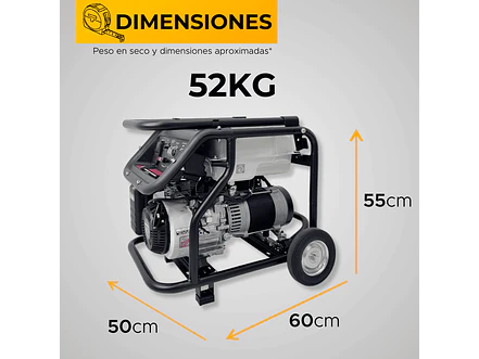 Planta Eléctrica Honda Enermax G3300GP-K 3.2 kVA, 3200W, Gasolina - Foto 6 | aztools.co