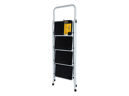 Escalera Plegable Pretul 24122 4 Pasos Acero Capacidad 150kg  - Foto 2 | aztools.co