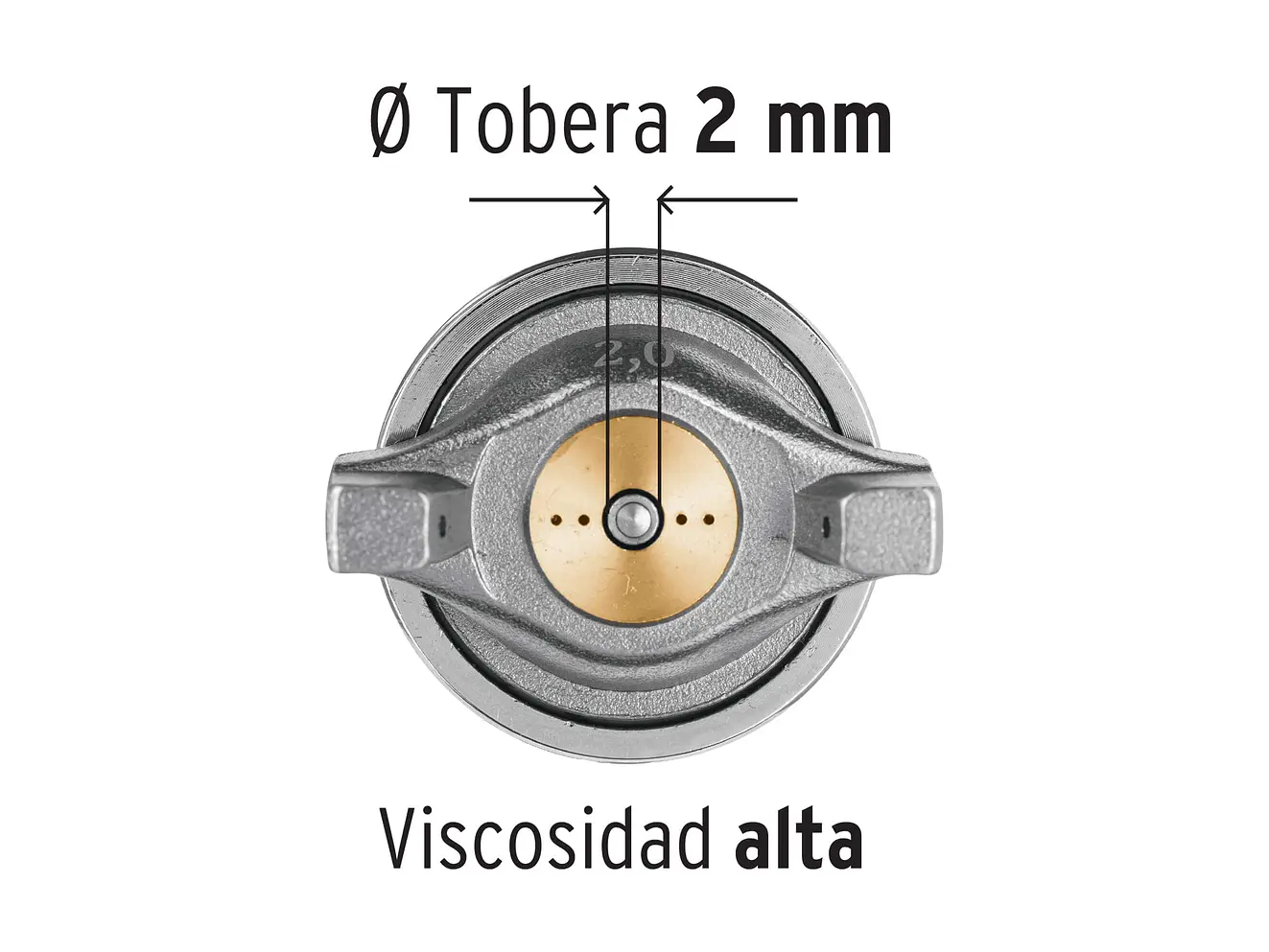 Pistola para pintar con compresor 2mm Truper 13060 LVMP - Foto 4 | aztools.co
