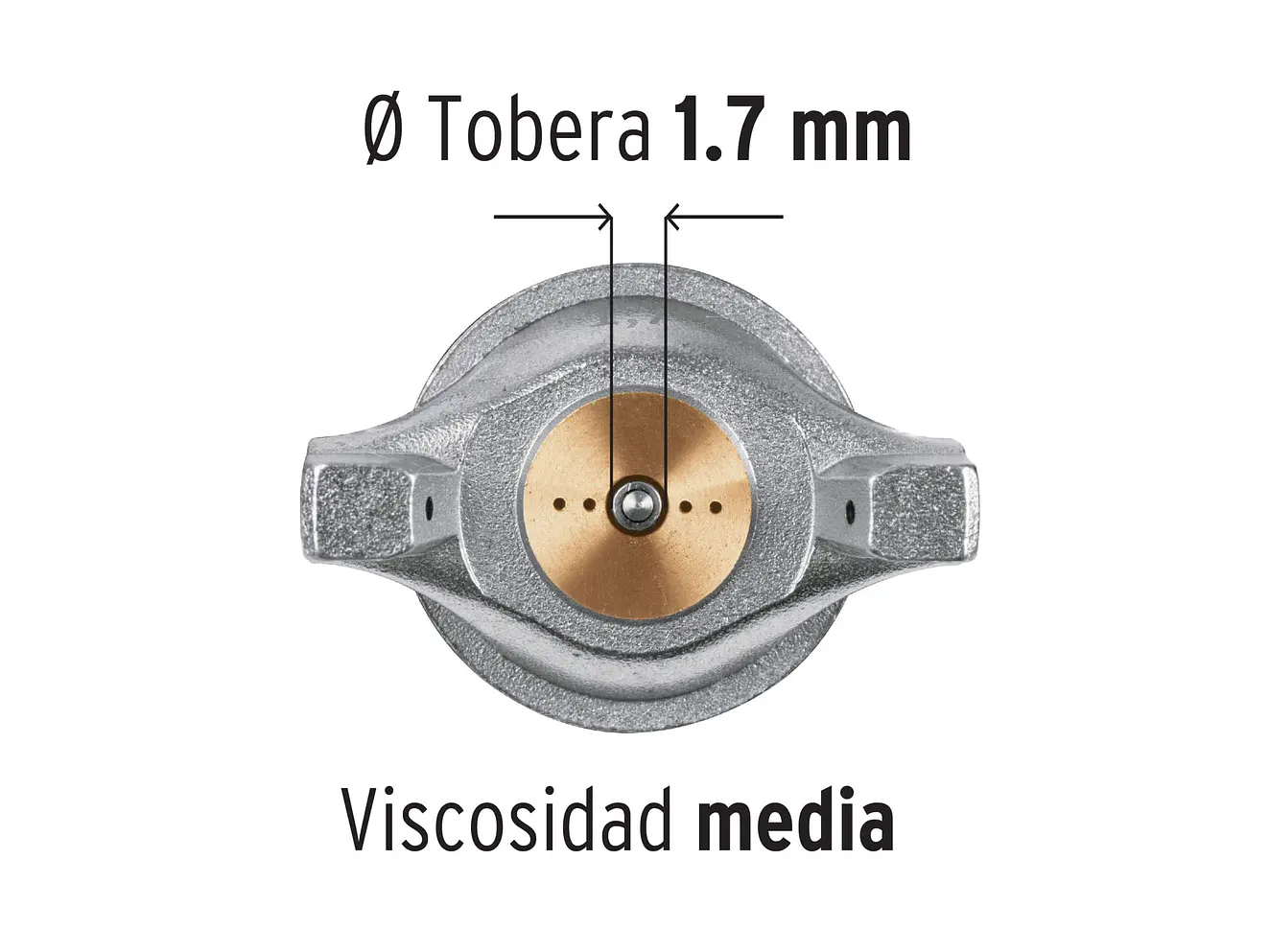 Pistola para pintar con compresor 1.7mm Truper 13061 LVMP - Foto 2 | aztools.co