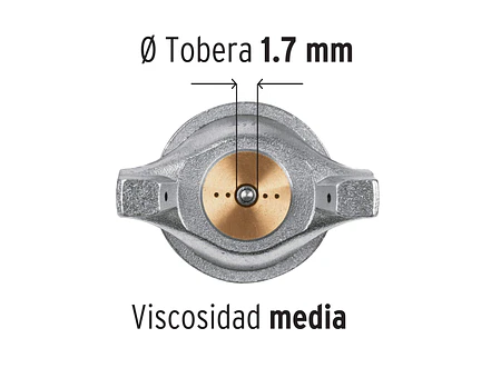 Pistola para pintar con compresor 1.7mm Truper 13061 LVMP - Foto 2 | aztools.co